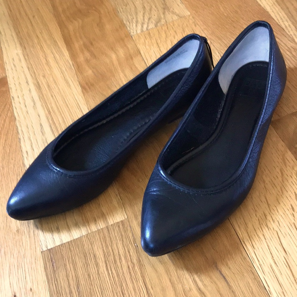 Frye Black Ballet Flats
